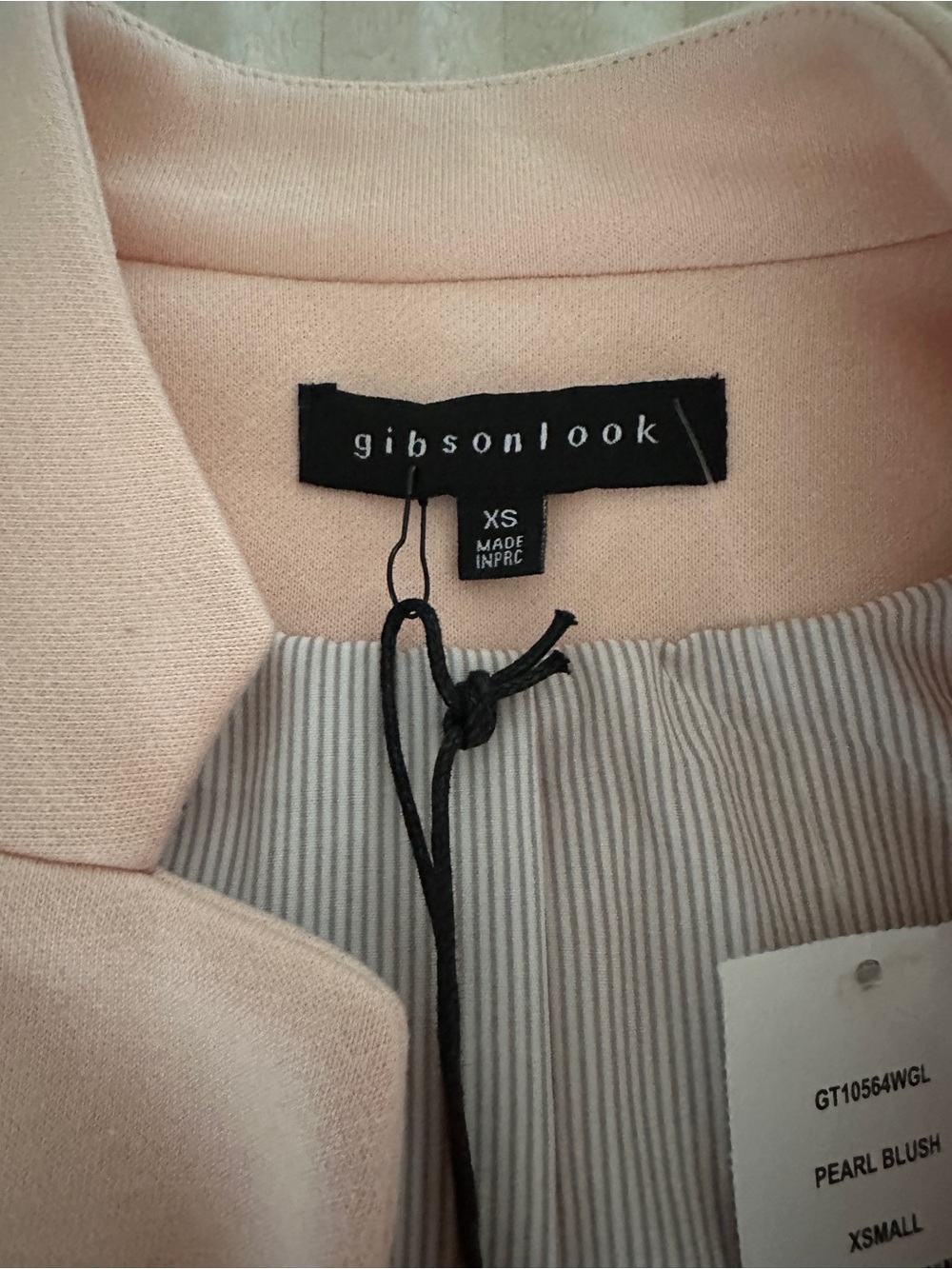 Gibsonlook Single-Button Blazer in Blush Pink Professional Career Woman - Picture 4 of 10